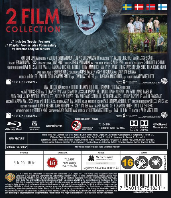 IT - SE - 1-2 FILM COLLECTION (2 disc) - Blu-ray IT - SE - 1-2 FILM COLLECTION (2 disc) - Blu-ray
